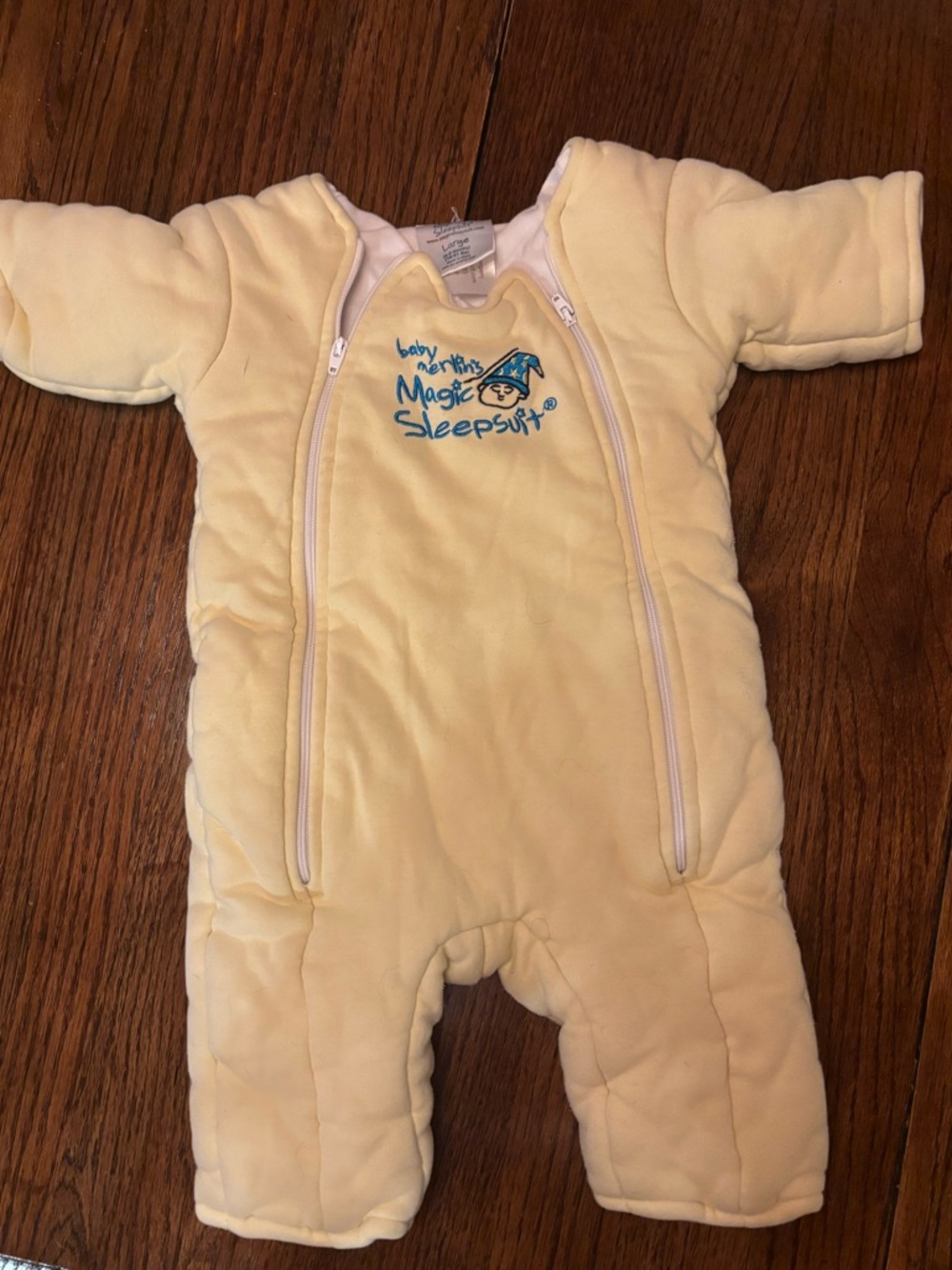 Merlin’s Magic Sleepsuit Yellow Infant One-Piece